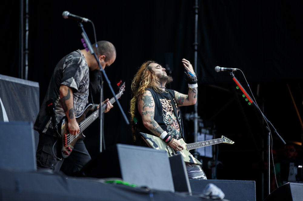 Music Photography - Tony Campos, Max Cavalera