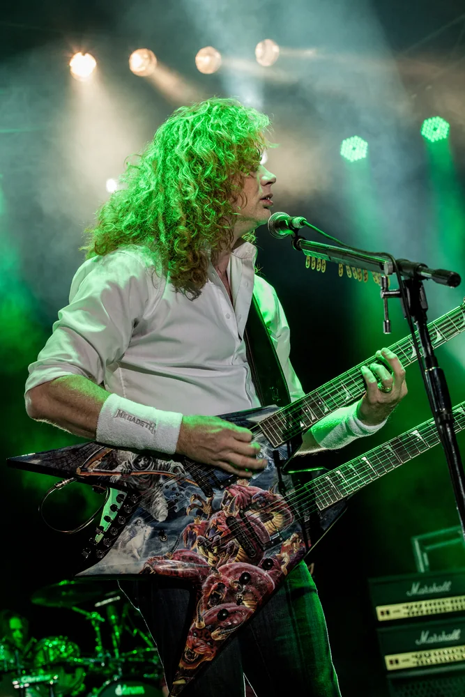 Music Photography of Dave Mustaine - Photo No. 0447 by Przemek Wozny