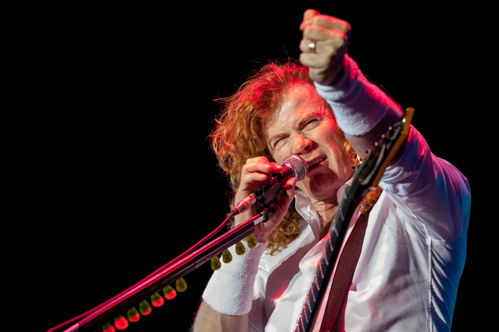 Music Photography of Dave Mustaine - Photo No. 0803 by Przemek Wozny