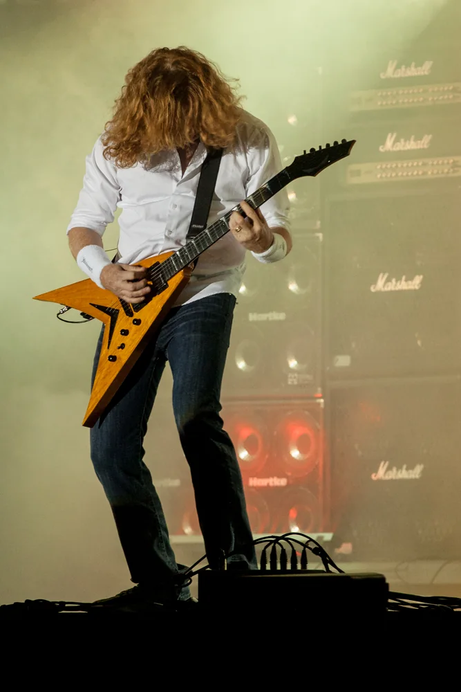 Music Photography of Dave Mustaine - Photo No. 1017 by Przemek Wozny