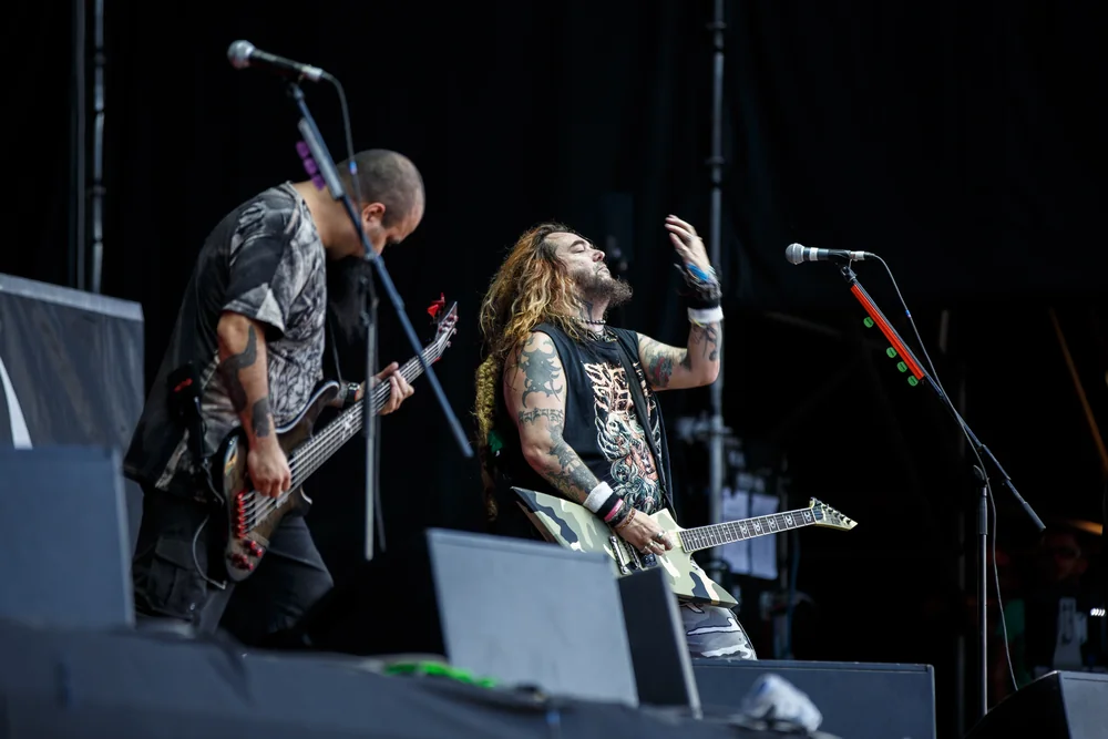 Music Photography of Tony Campos, Max Cavalera - Photo No. 0203 by Przemek Wozny