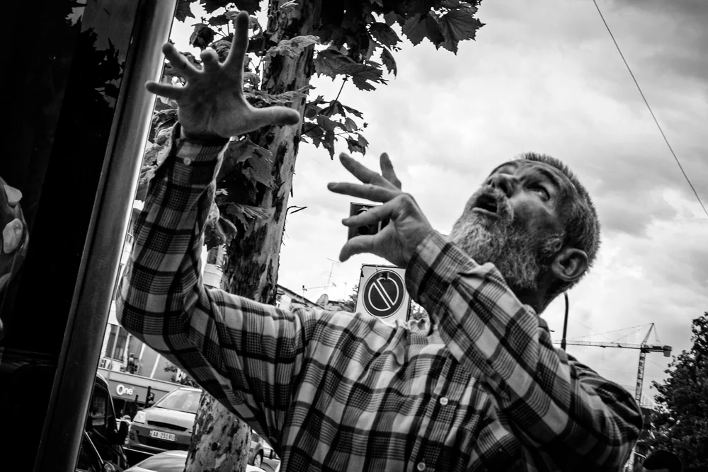 Street Photography in Tirana, Albania - Photo No. 0896 by Przemek Wozny