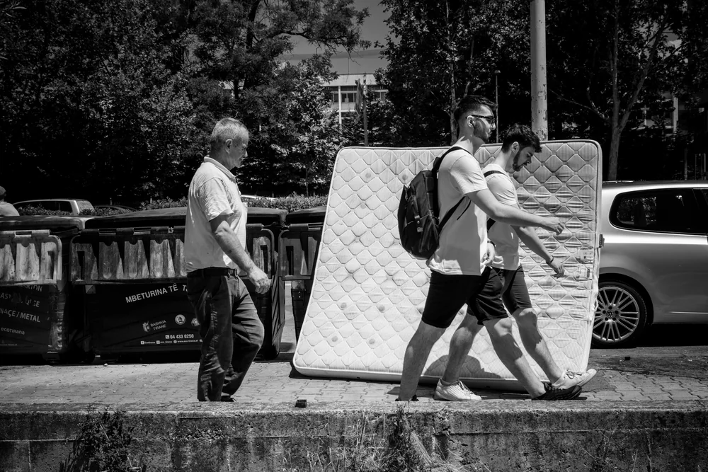 Street Photography in Tirana, Albania - Photo No. 1133 by Przemek Wozny