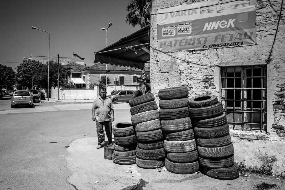 Street Photography in Tirana, Albania - Photo No. 1329 by Przemek Wozny