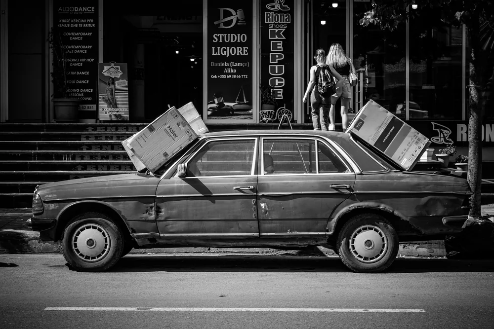 Street Photography in Tirana, Albania - Photo No. 1886 by Przemek Wozny