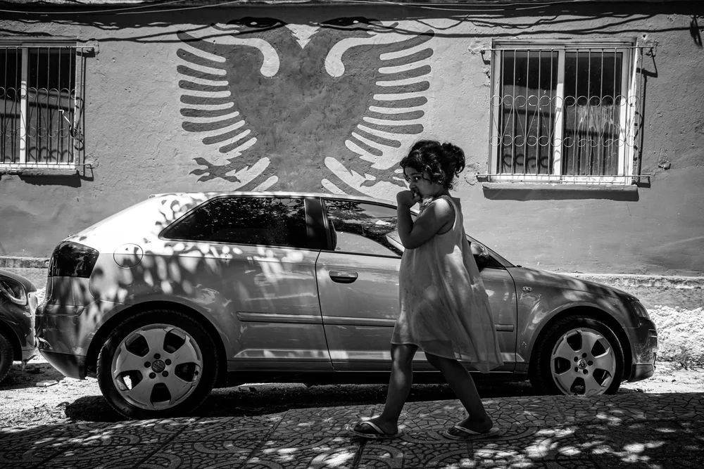 Street Photography in Tirana, Albania - Photo No. 1935 by Przemek Wozny
