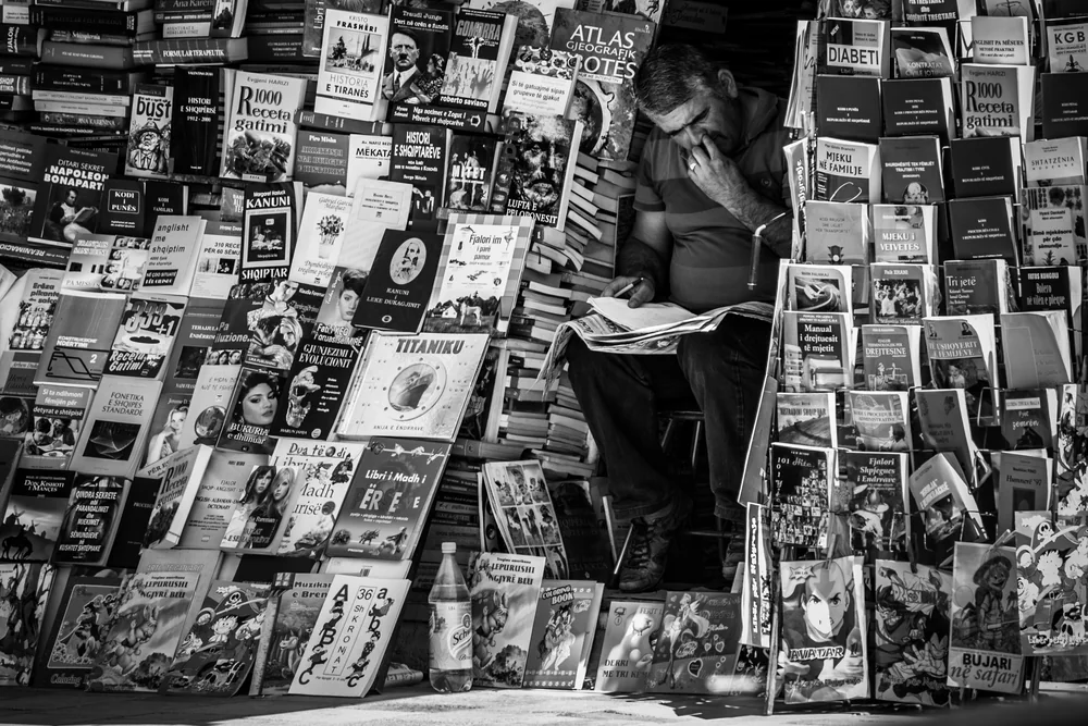 Street Photography in Tirana, Albania - Photo No. 3469 by Przemek Wozny