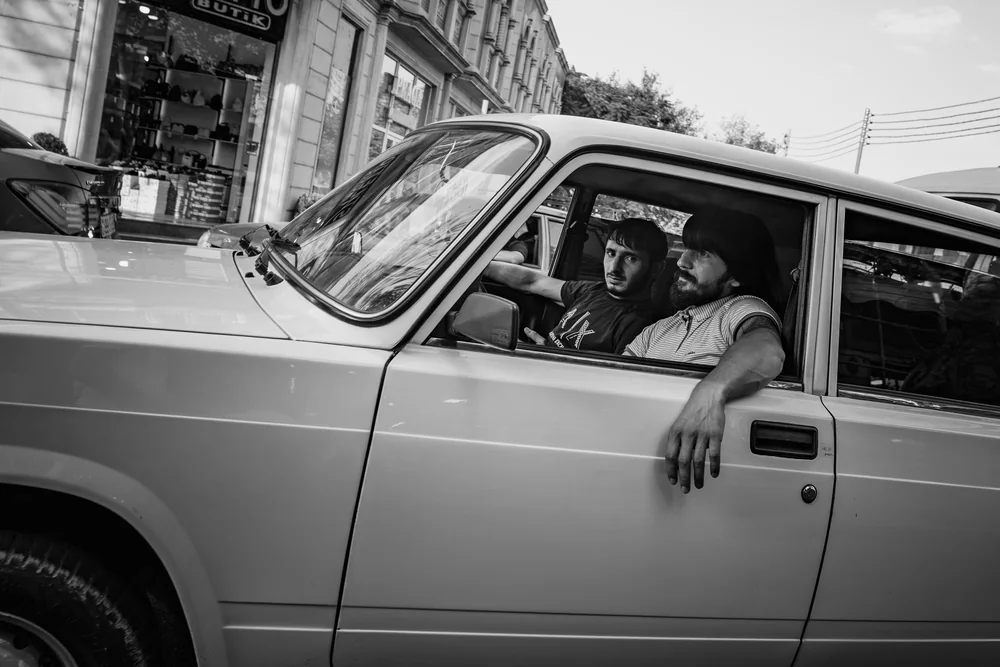 Street Photography in Ganja, Sheki, Azerbaijan - Photo No. 0850 by Przemek Wozny