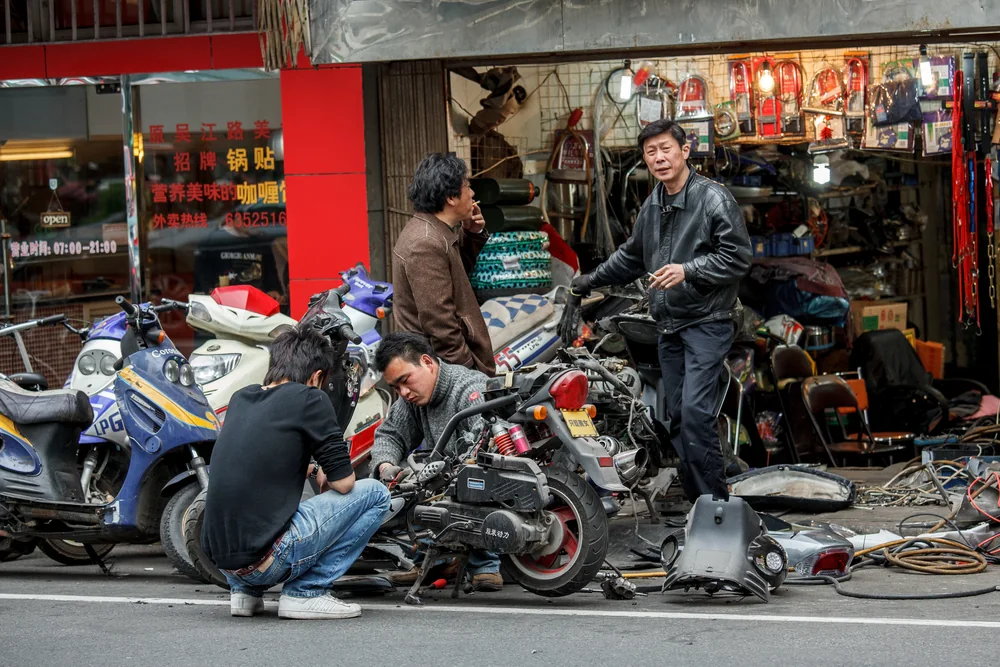 Street Photography in Shanghai, China - Photo No. 1155 by Przemek Wozny