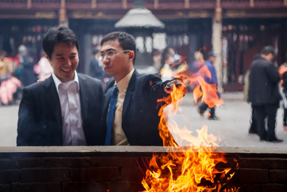 Street Photography in Shanghai, China - Photo No. 9438 by Przemek Wozny