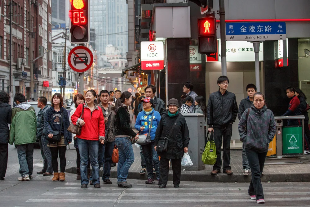 Street Photography in Shanghai, China - Photo No. 9540 by Przemek Wozny