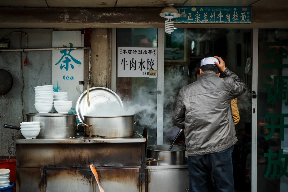 Street Photography in Shanghai, China - Photo No. 9619 by Przemek Wozny