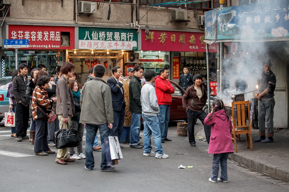 Street Photography in Shanghai, China - Photo No. 9683 by Przemek Wozny