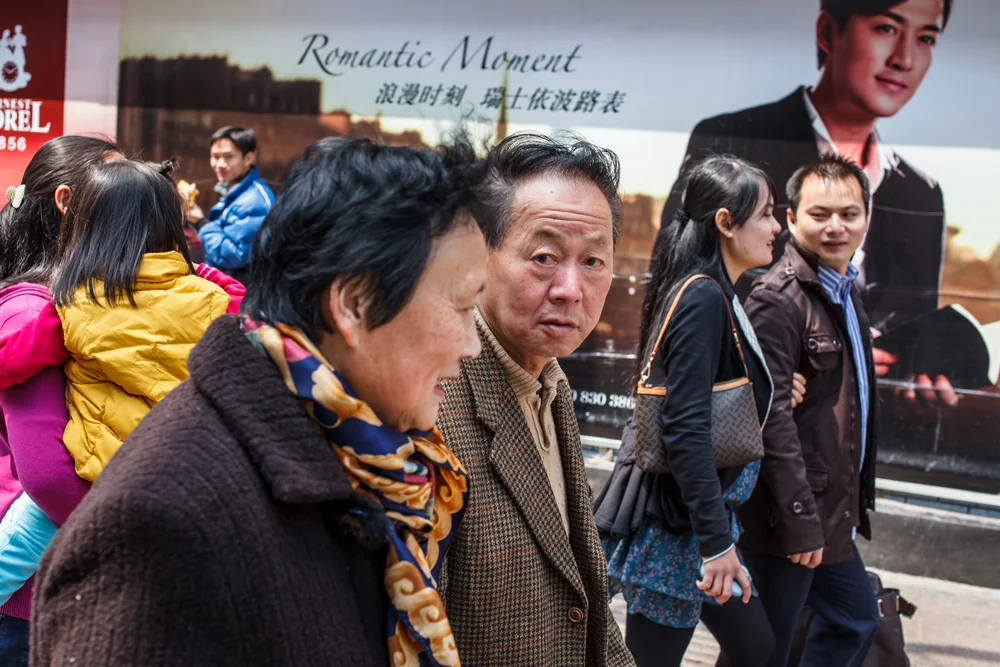 Street Photography in Shanghai, China - Photo No. 9986 by Przemek Wozny