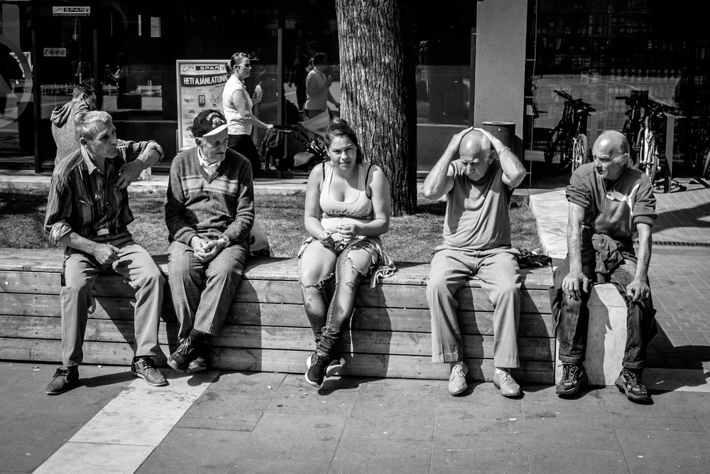 Street Photography in Eger, Hungary - Photo No. 4600 by Przemek Wozny