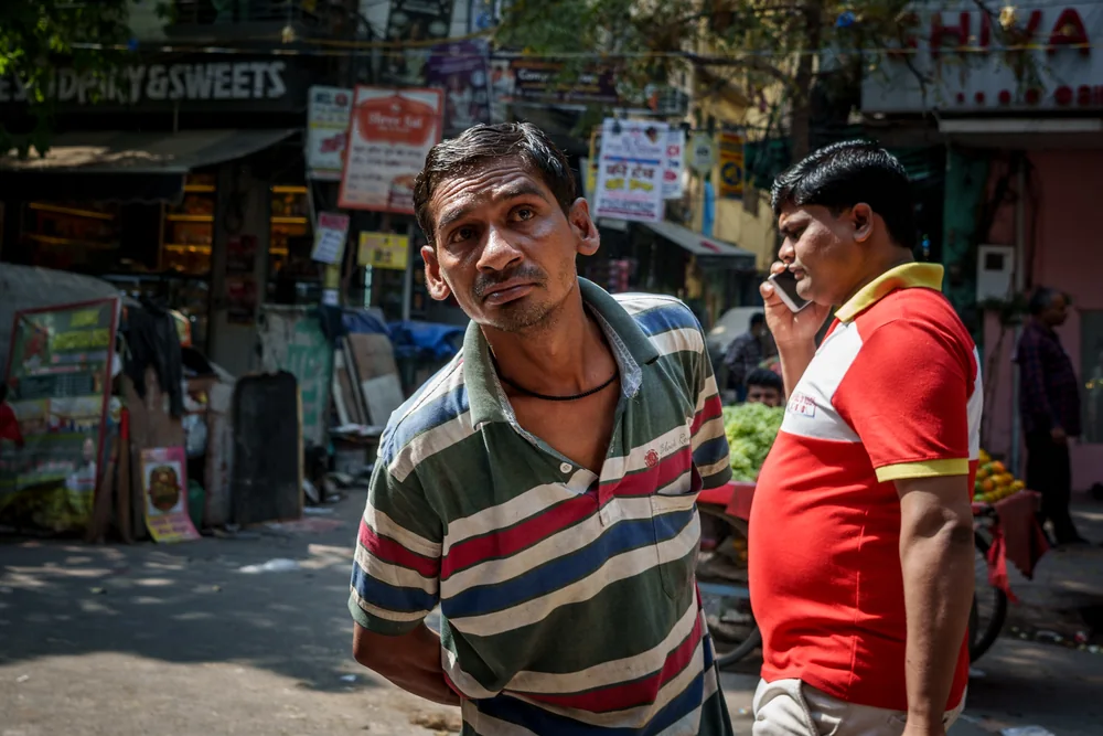 Street photography in Newdelhi, India