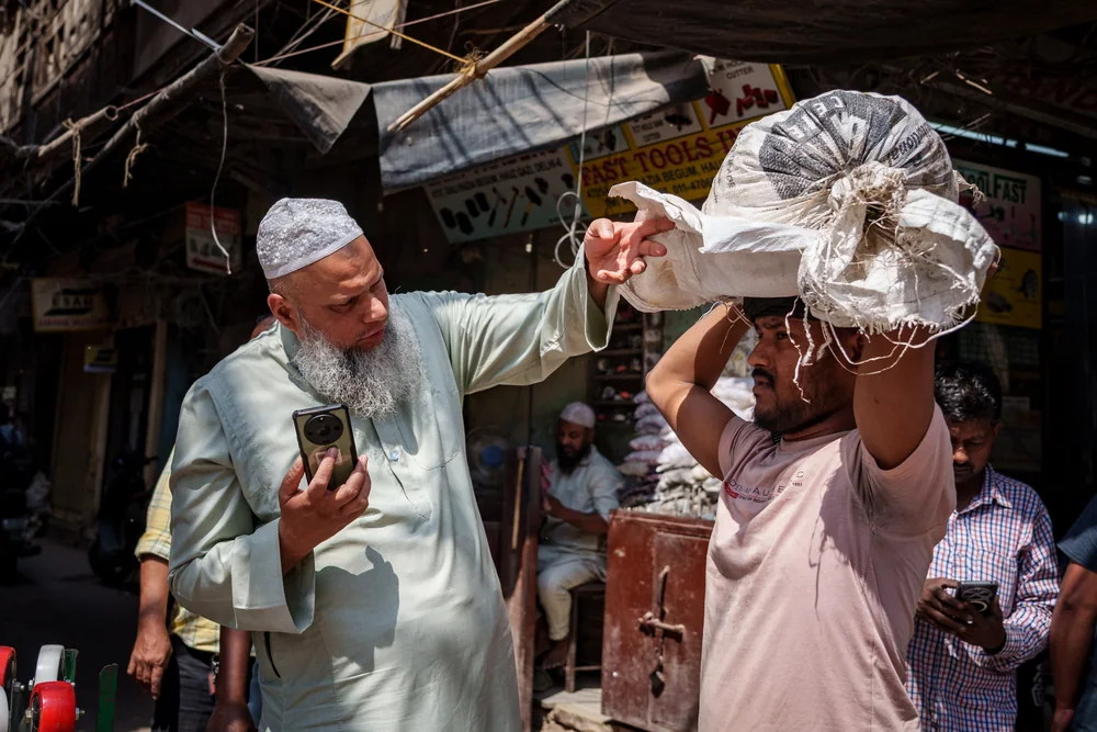 Street photography in Newdelhi, India