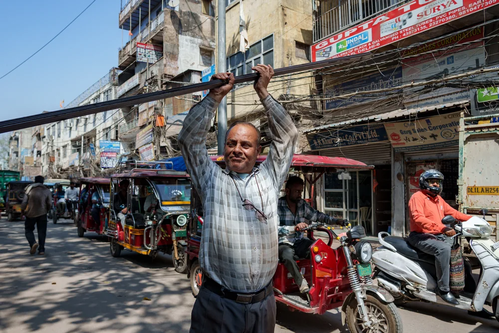 Street Photography in New Delhi, India - Photo No. 5078 by Przemek Wozny