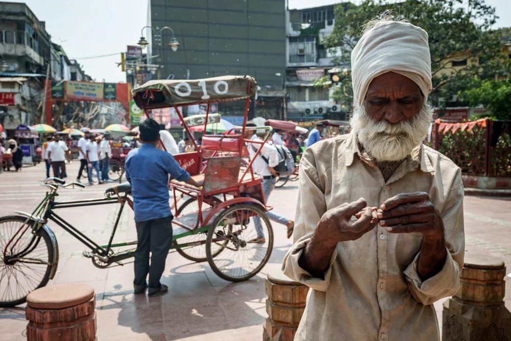 Street photography in Newdelhi, India