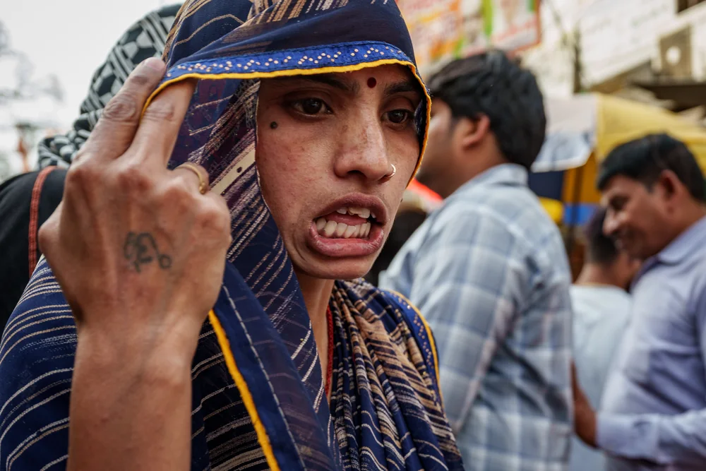Street photography in Newdelhi, India
