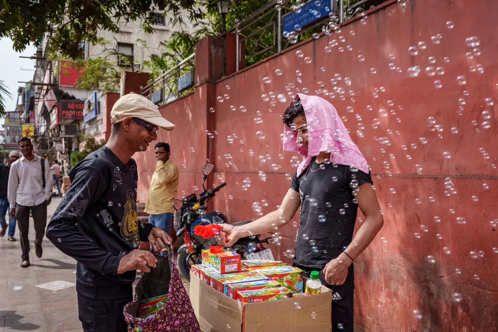 Street photography in Newdelhi, India