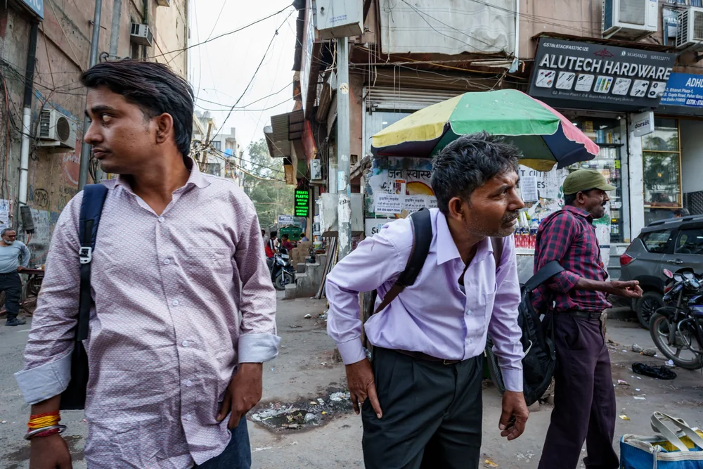 Street photography in Newdelhi, India