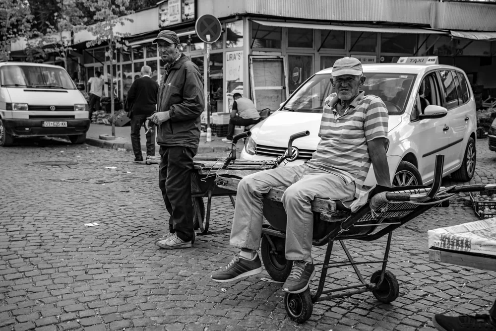 Street Photography in Pristina, Kosovo - Photo No. 0434 by Przemek Wozny