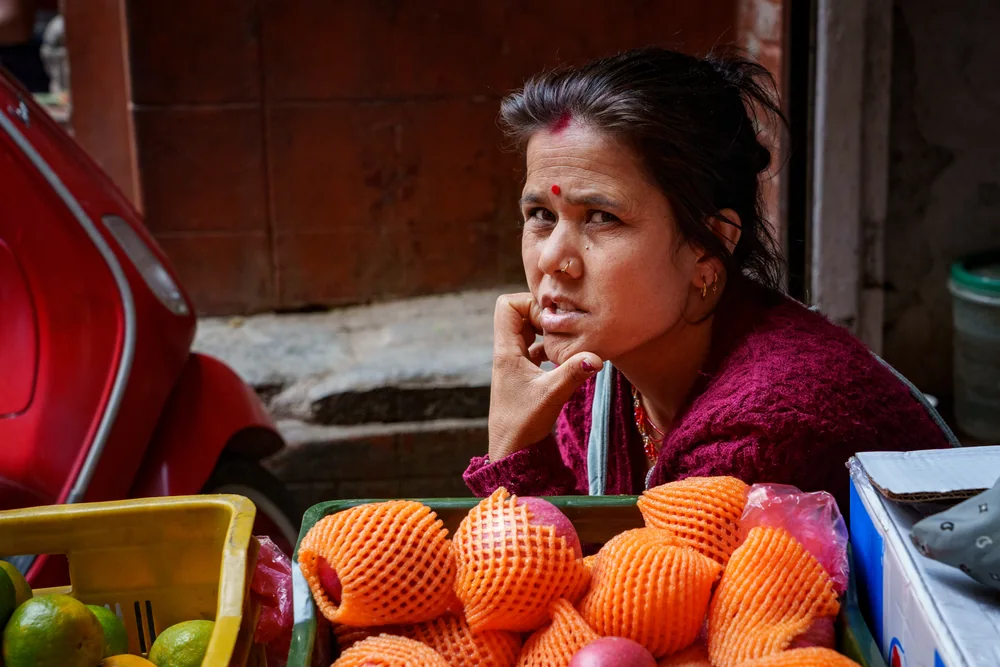 Street Photography in Kathmandu, Nepal - Photo No. 0547 by Przemek Wozny