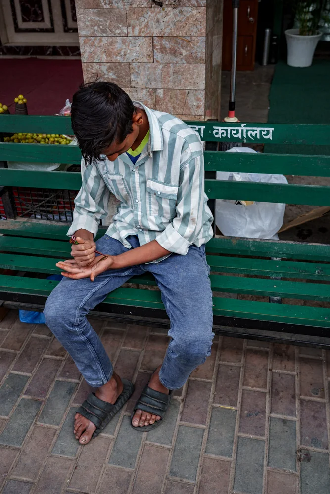 Street Photography in Kathmandu, Nepal - Photo No. 0725 by Przemek Wozny