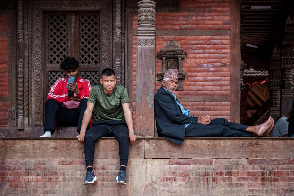 Street Photography in Kathmandu, Nepal - Photo No. 0761 by Przemek Wozny