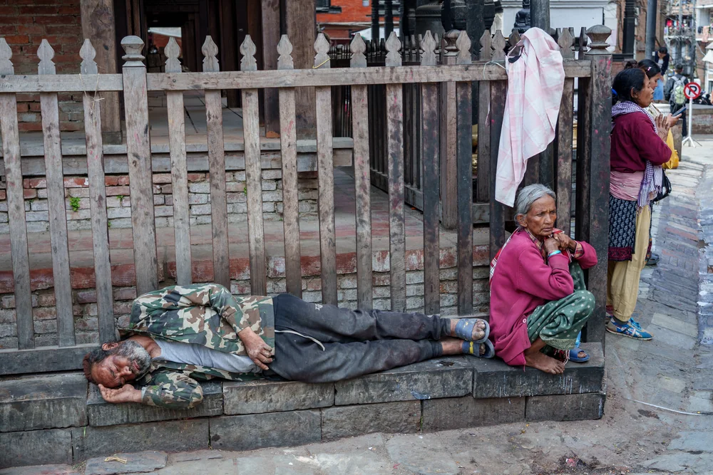 Street Photography in Kathmandu, Nepal - Photo No. 0855 by Przemek Wozny