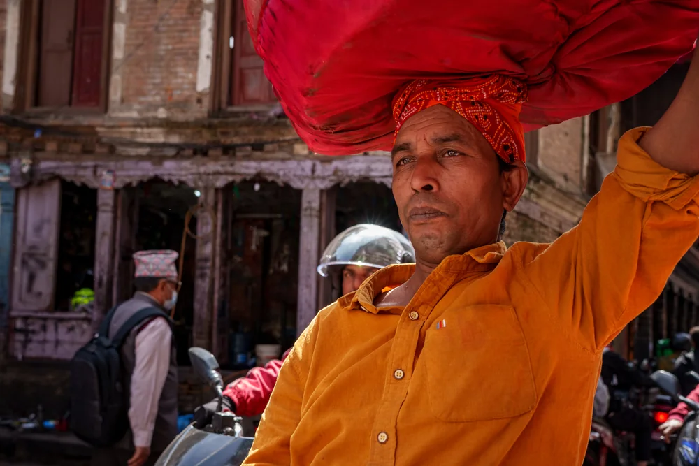 Street Photography in Kathmandu, Nepal - Photo No. 0901 by Przemek Wozny