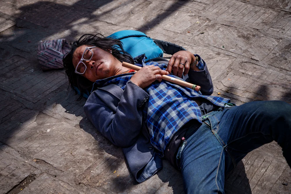 Street Photography in Kathmandu, Nepal - Photo No. 3233 by Przemek Wozny