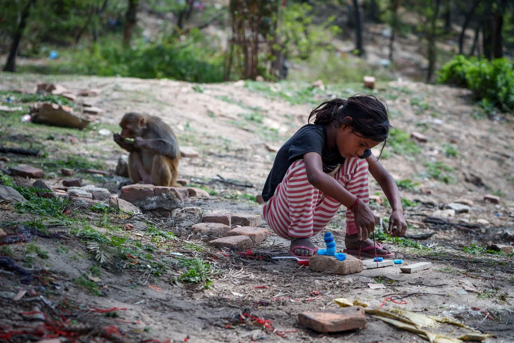 Street Photography in Kathmandu, Nepal - Photo No. 3318 by Przemek Wozny