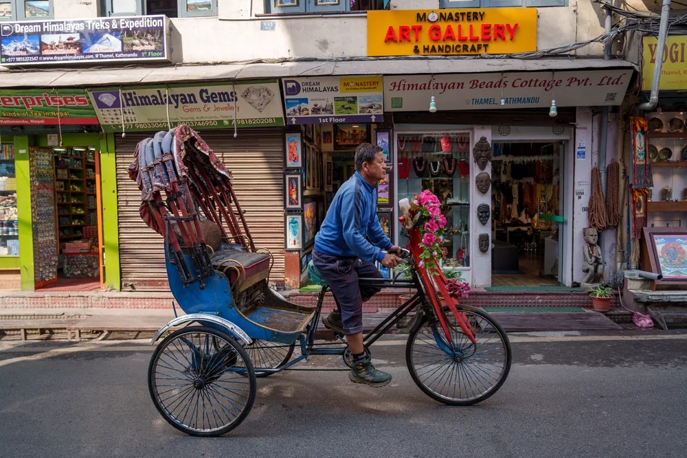 Street Photography in Kathmandu, Nepal - Photo No. 3649 by Przemek Wozny