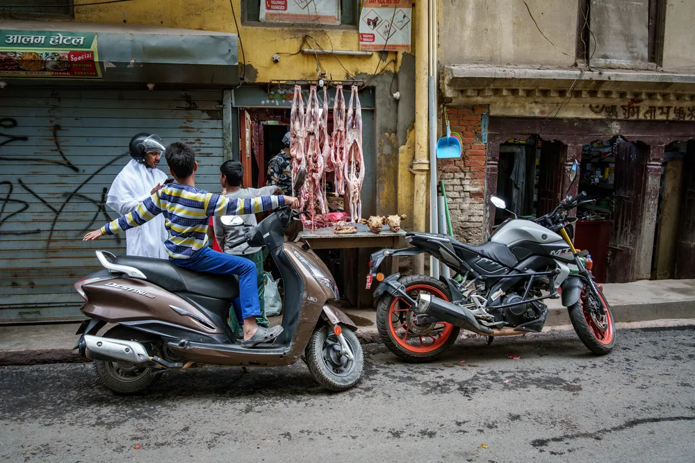 Street Photography in Kathmandu, Nepal - Photo No. 4079 by Przemek Wozny