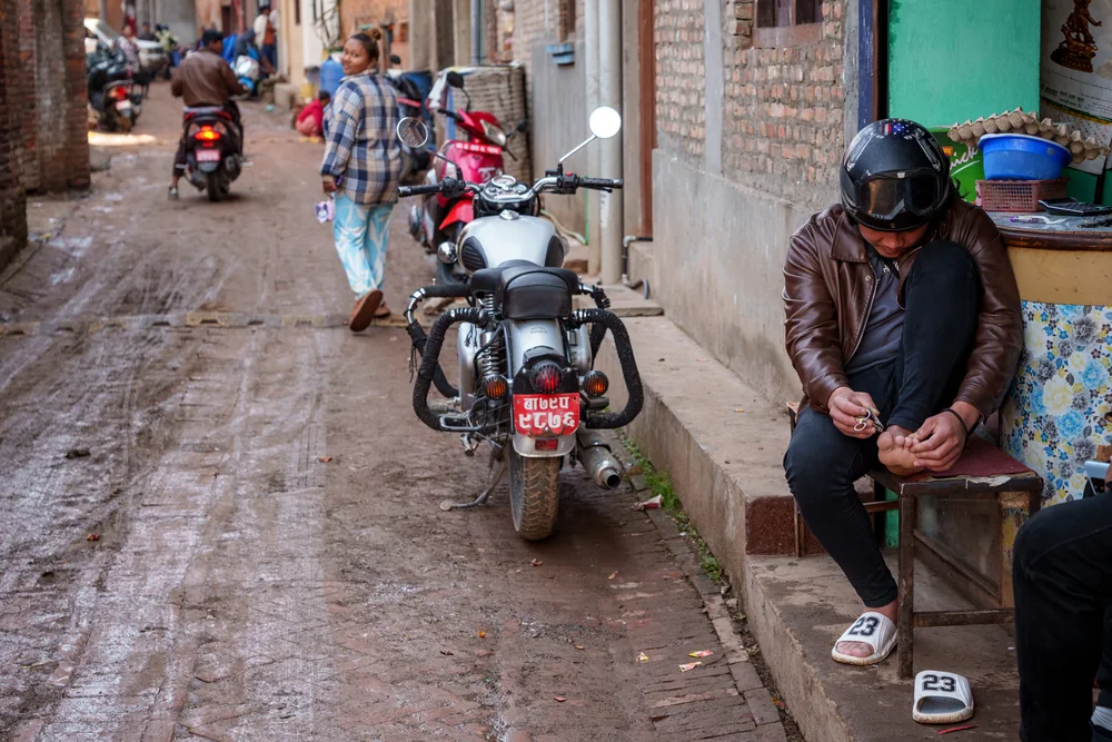 Street Photography in Kathmandu, Nepal - Photo No. 4383 by Przemek Wozny
