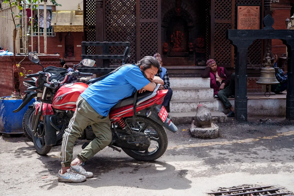 Street Photography in Kathmandu, Nepal - Photo No. 4476 by Przemek Wozny