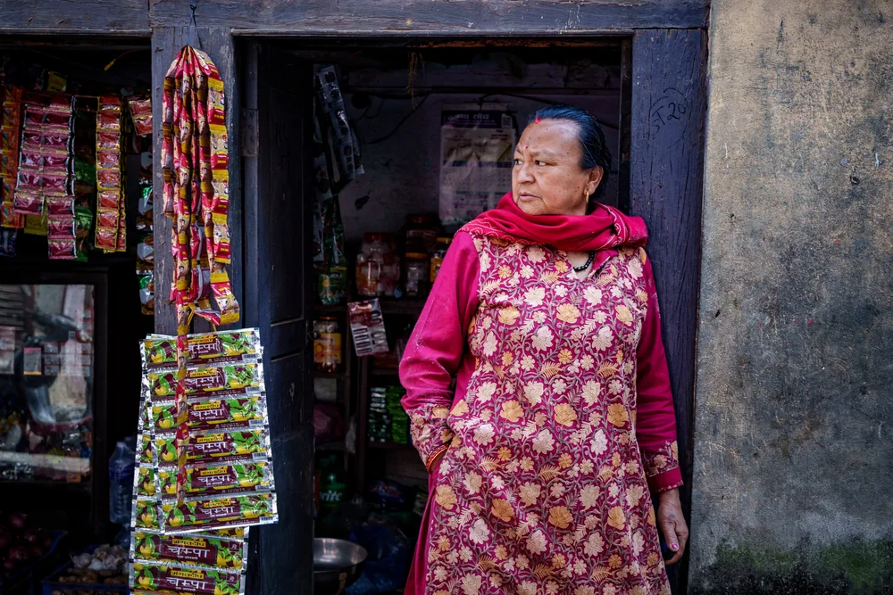 Street Photography in Kathmandu, Nepal - Photo No. 9847 by Przemek Wozny