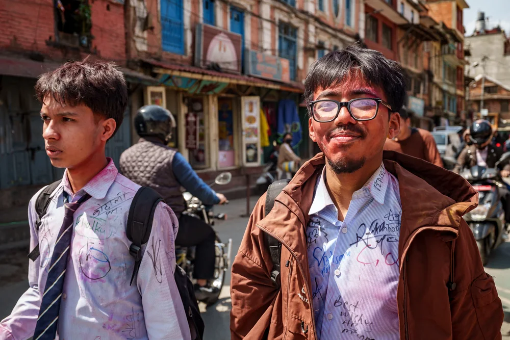 Street photography in Patan, Nepal