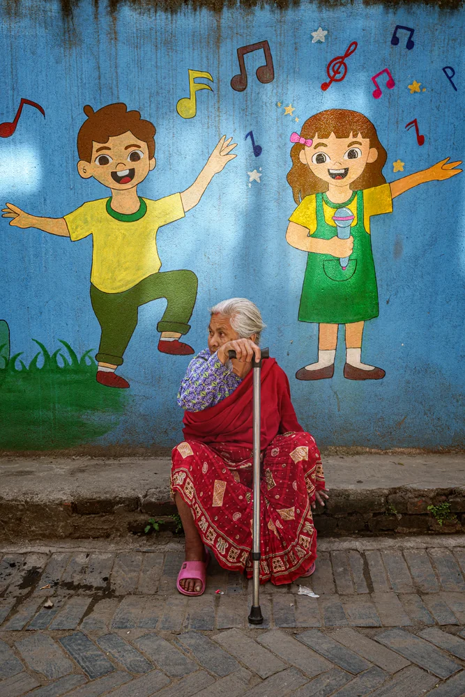 Street Photography in Patan, Nepal - Photo No. 2297 by Przemek Wozny