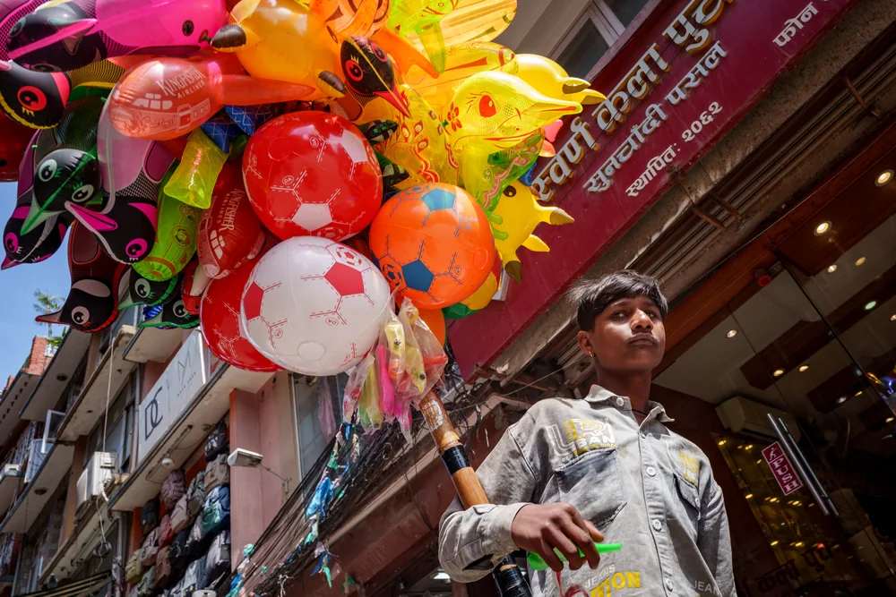 Street Photography in Patan, Nepal - Photo No. 2394 by Przemek Wozny