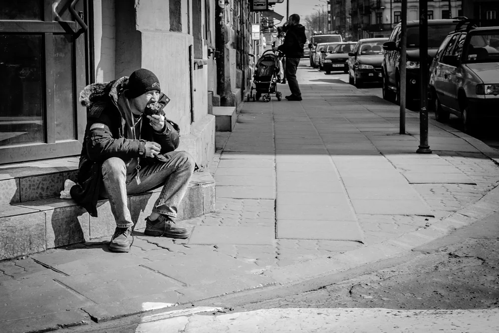 Street Photography in Lodz, Poland - Photo No. 0146 by Przemek Wozny