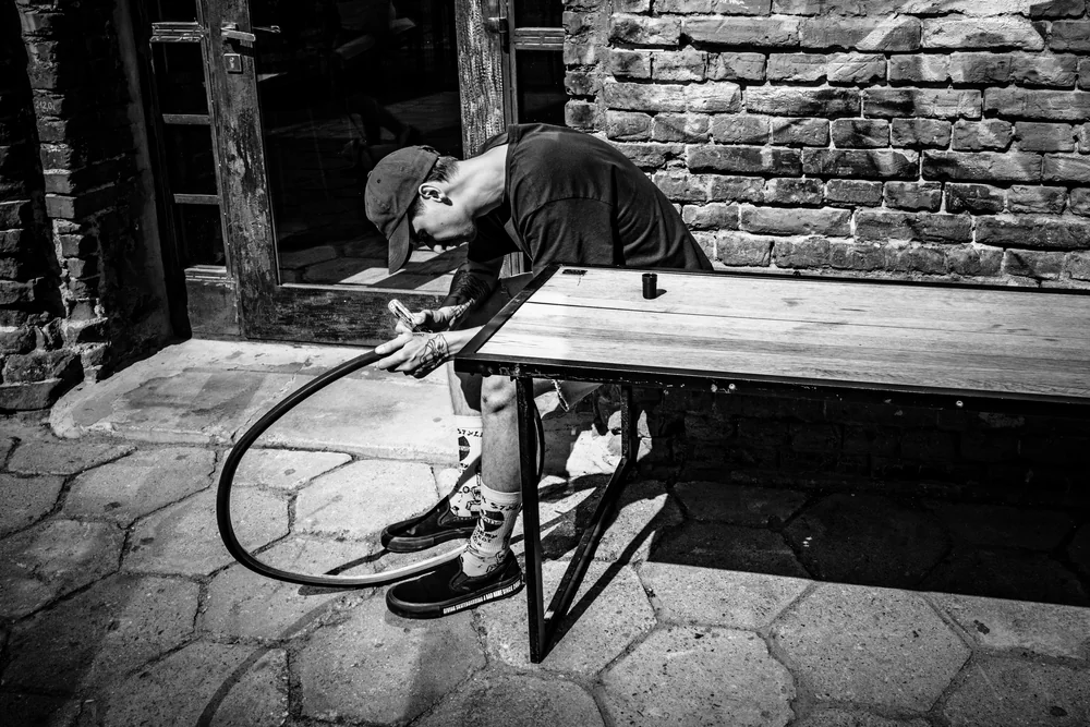 Street Photography in Lodz, Poland - Photo No. 0821 by Przemek Wozny