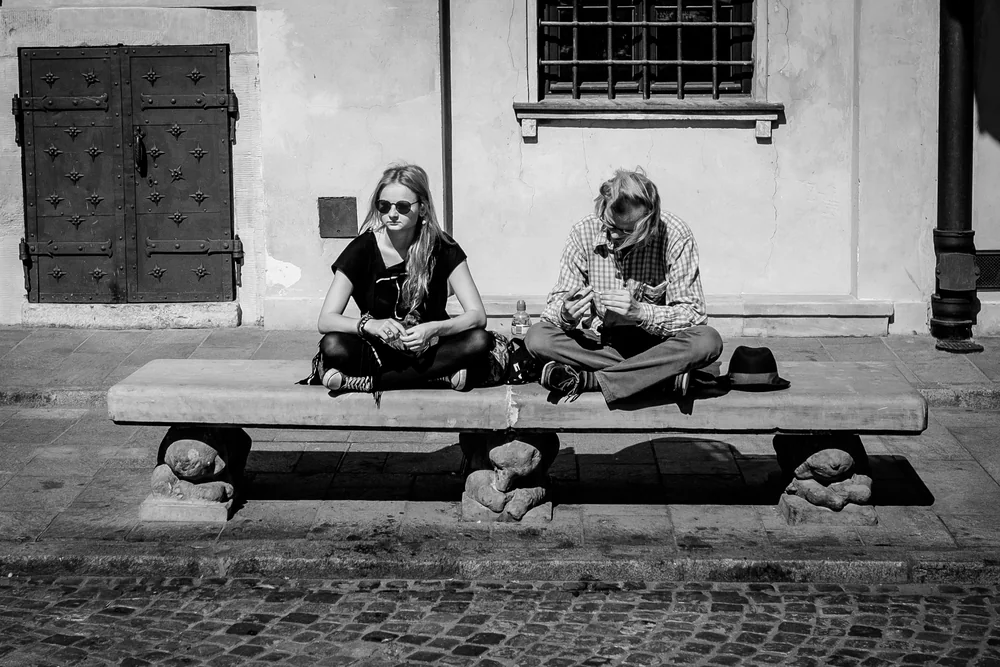 Street Photography in Warsaw, Poland - Photo No. 1982 by Przemek Wozny