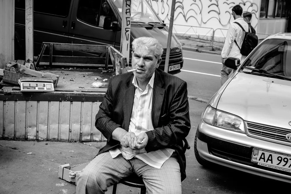 Street Photography in Kiev, Ukraine - Photo No. 6542 by Przemek Wozny